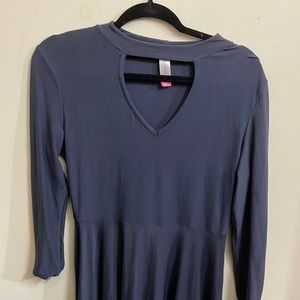 Blue Tight-fitted Dress